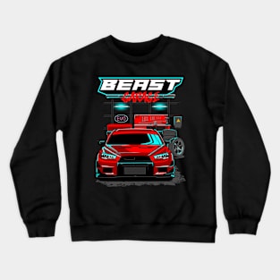 BEAST GARAGE - EVO X Crewneck Sweatshirt